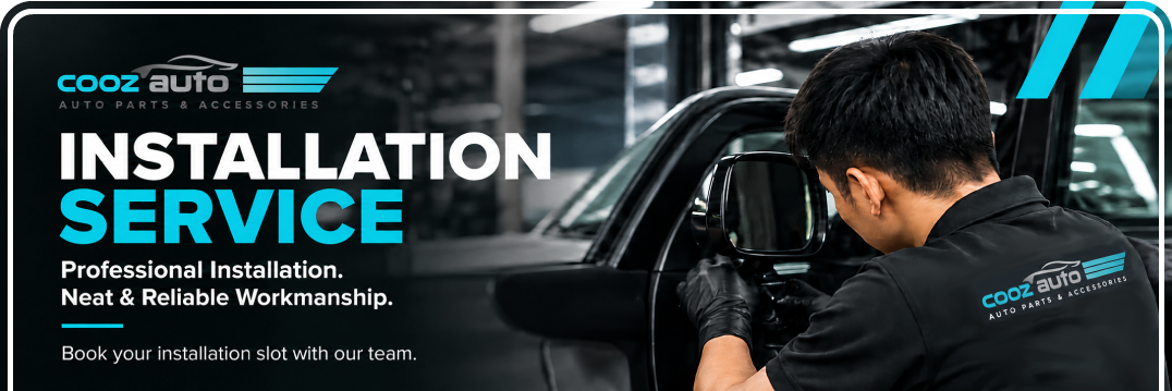 CoozAuto car accessories installation services in Kuala Lumpur