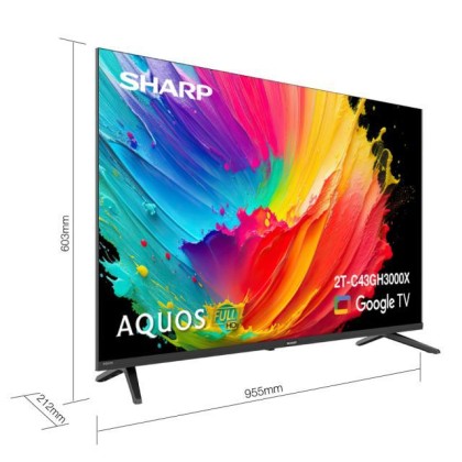 2025 Sharp 43 Inch Google TV Smart TV Full HD Television can