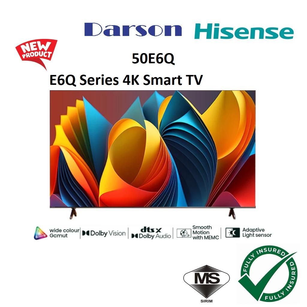 2025 Hisense 50 Inch 4K UHD Dual Band Wi-Fi Voice Control 50