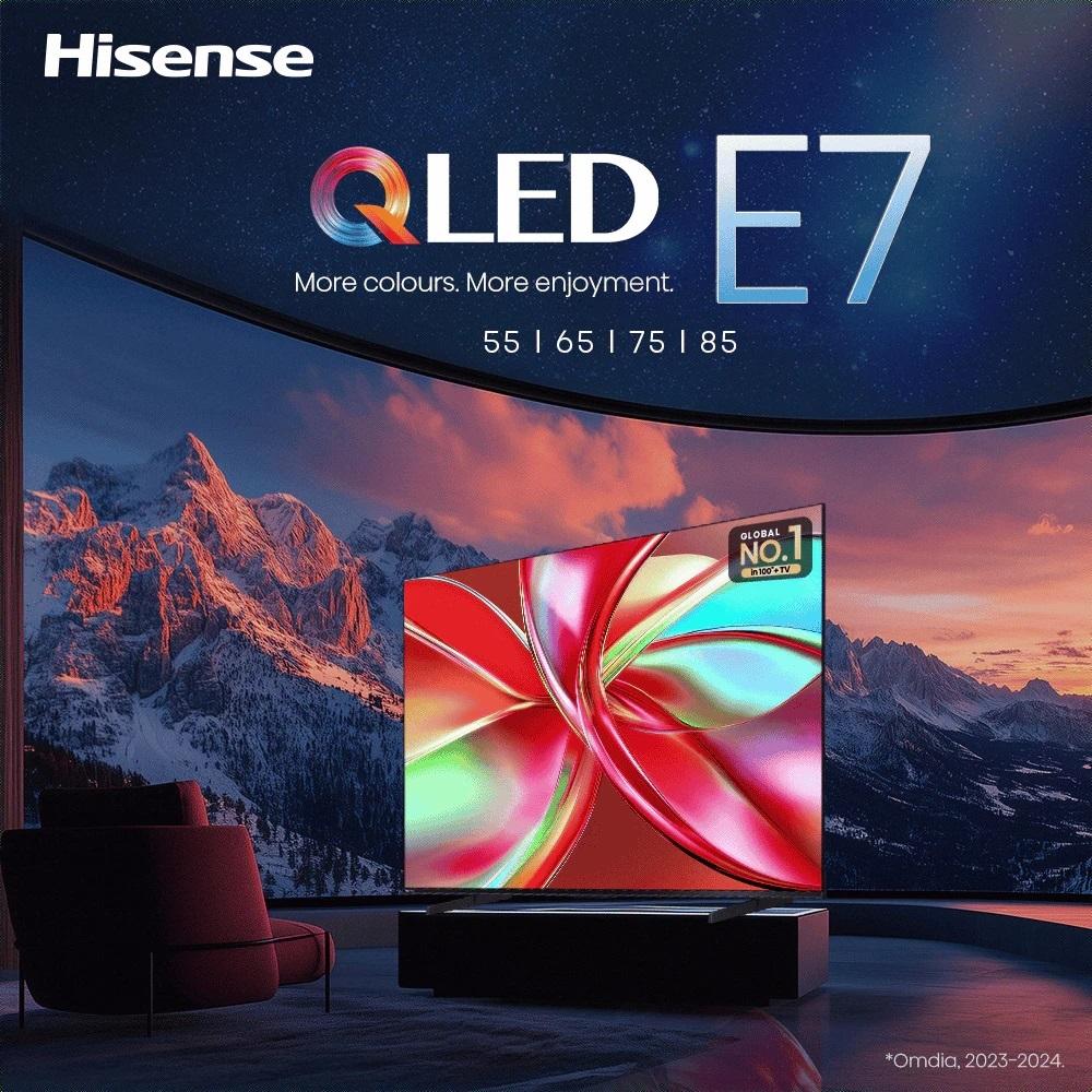2025 Hisense 75 Inch 4K Quantum Dot ULED AI TV QLED / Dolby Vision
