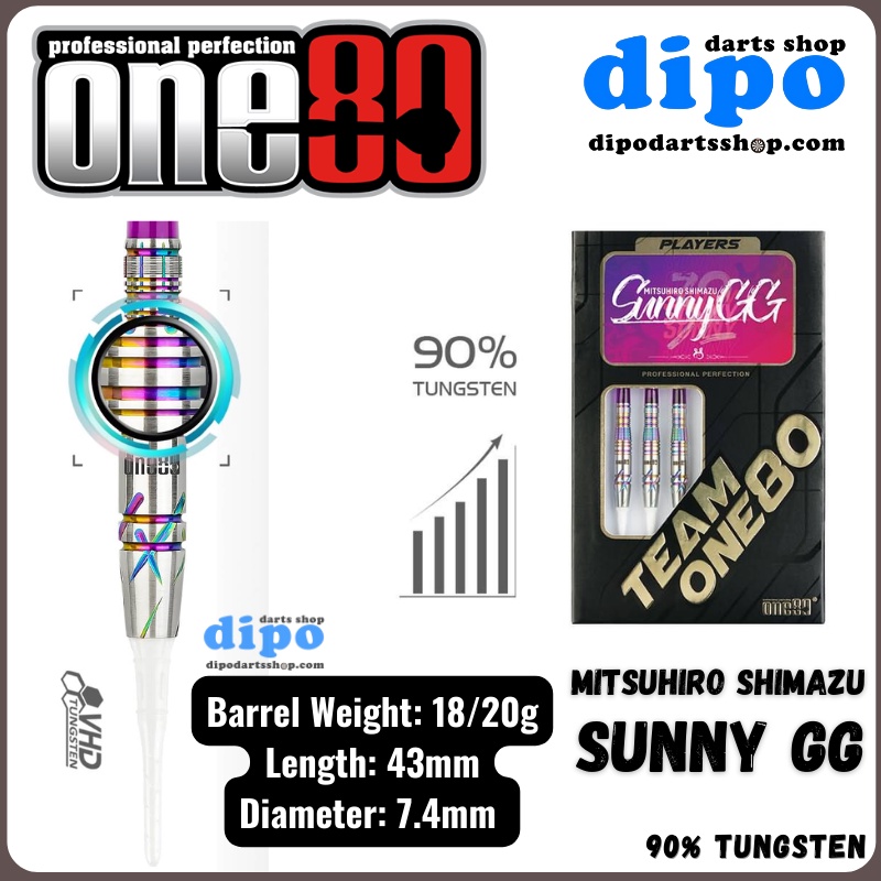 ONE80 Soft Darts - Sunny GG (Mitsuhiro Shimazu Player Model