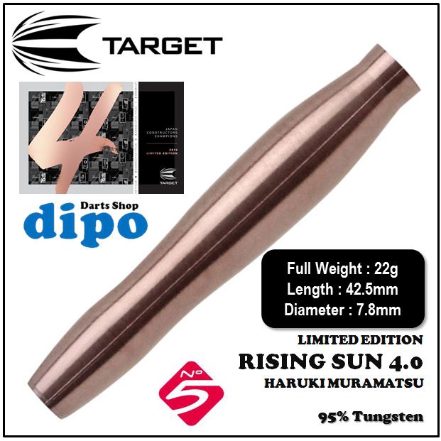 Limited Edition】TARGET Soft Darts - RISING SUN 4.0 (Haruki