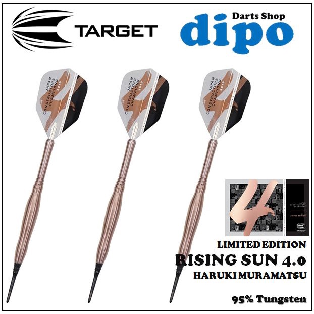 Limited Edition】TARGET Soft Darts - RISING SUN 4.0 (Haruki
