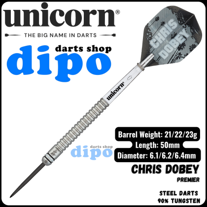 UNICORN Steel Darts - Chris Dobey (Maestro 90% Tungsten