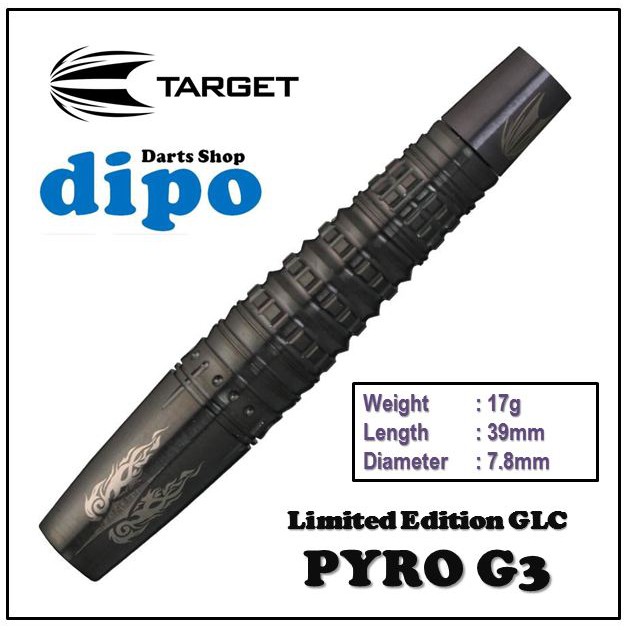 新品 限定 TARGET PYRO3 GHOST LIMITED EDITION Limited Edition 】TARGET Soft Darts - DLC PYRO 3 GHOST 2BA