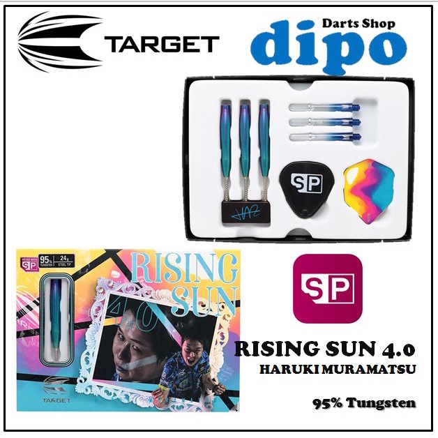 TARGET Swiss Steel Darts - RISING SUN 4.0 ( Haruki Muramatsu model