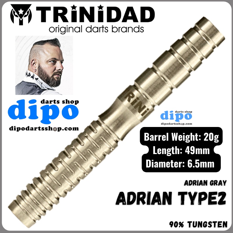 TRiNiDAD Soft Darts - Adrian Type 2 ( Adrian Gray signature model