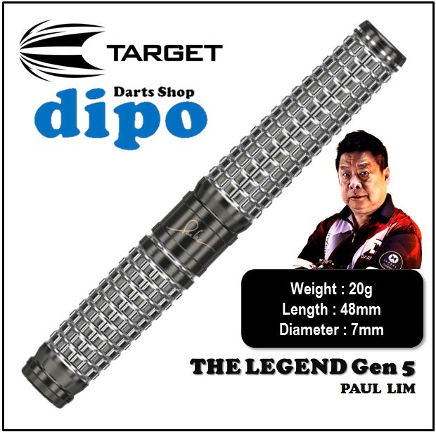Paul Lim The Legend ダーツ 18g TARGET Target Darts Paul Lim Legend G3 90% Tungsten 18 grams