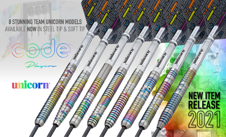 UNICORN Steel Darts - Jelle Klaasen Code | Dipo Darts Shop