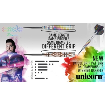 UNICORN Steel Darts - Jelle Klaasen Code | Dipo Darts Shop