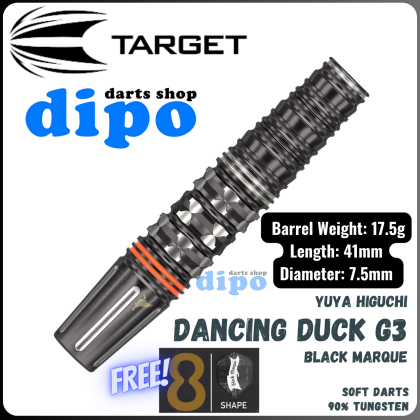 ダーツ TARGET BLACK MARQUE DANCING DUCK G3 Amazon.com: TARGET BLACK MARQUE SERIES Black Mark Series