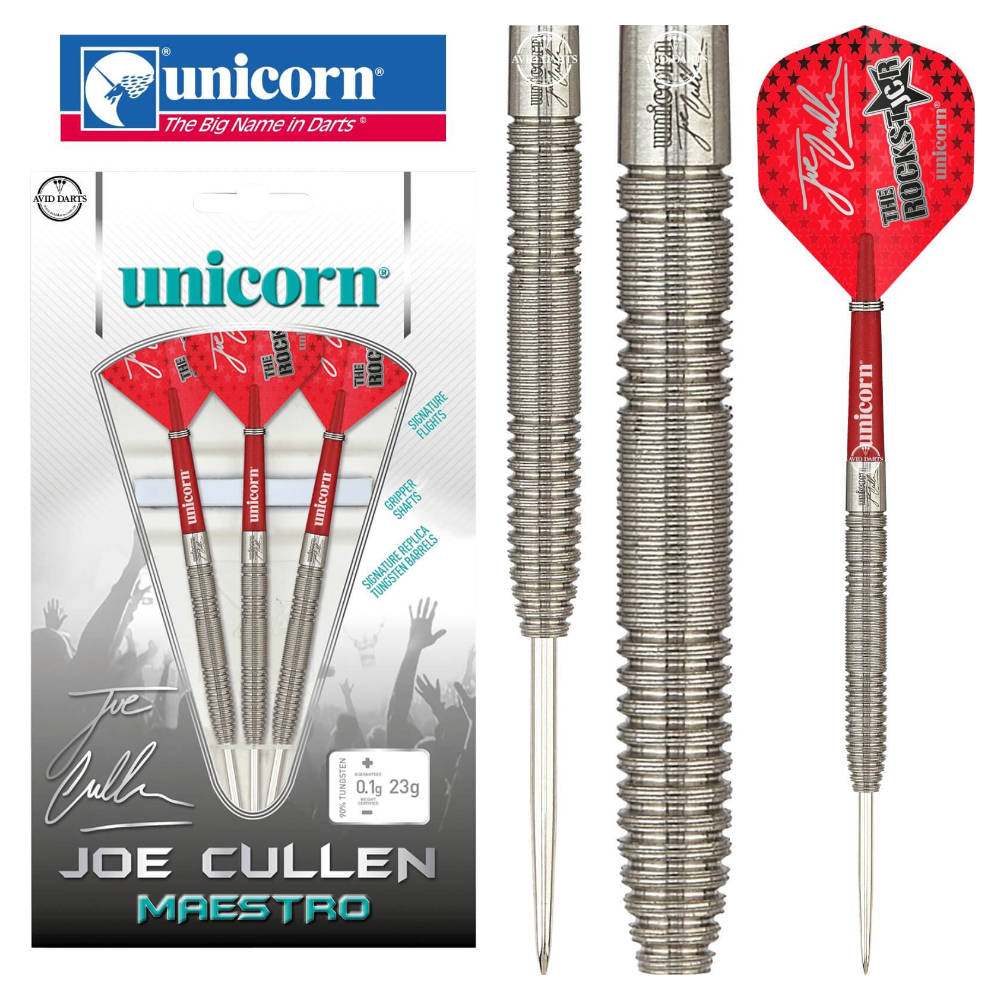 UNICORN Steel Darts - Joe Cullen (Maestro 90% Tungsten) | Dipo