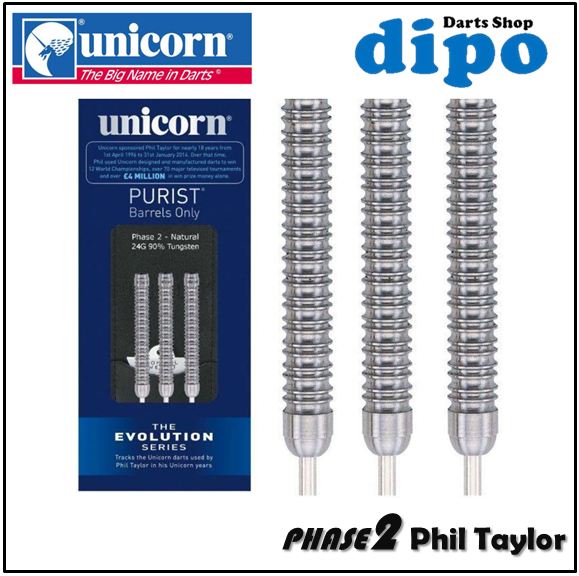 UNICORN Steel Darts - Puriste Evolution Series Phase 2 Phil Taylor