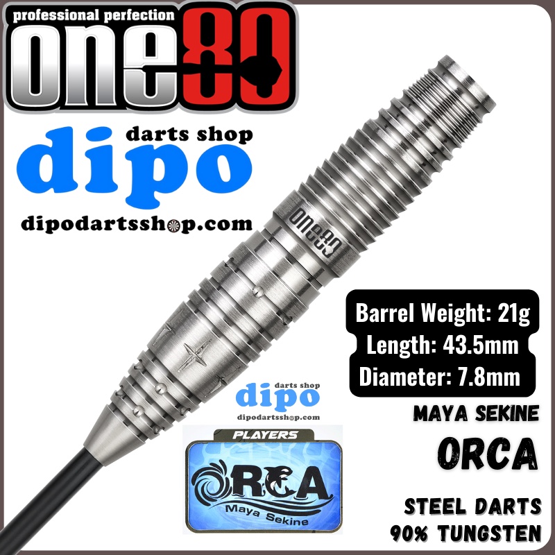 ONE80 Steel Darts - ORCA ( MAYA SEKINE Player Model) | Dipo Darts Shop