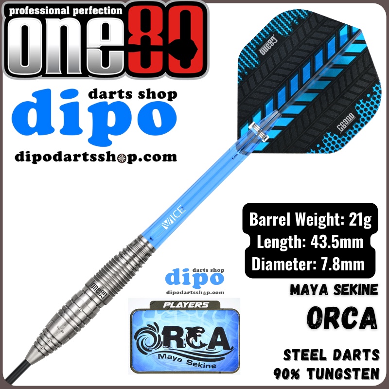 ONE80 Steel Darts - ORCA ( MAYA SEKINE Player Model) | Dipo Darts Shop