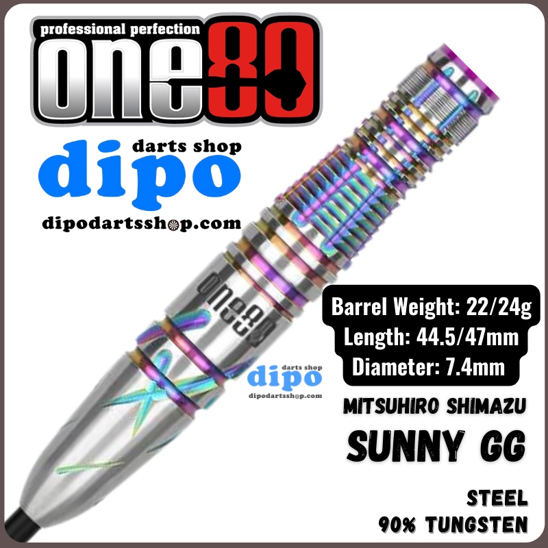 ONE80 Steel Darts - Sunny GG (Mitsuhiro Shimazu Player Model