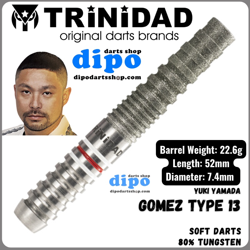 TRiNiDAD Soft Darts - Gomez Type 13 ( Yuki Yamada model ) | Dipo