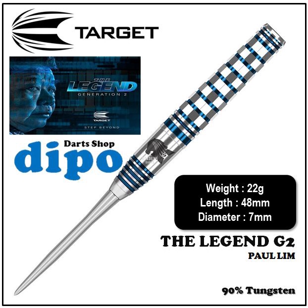 TARGET Steel Darts - Paul Lim The Legend Gen 2 | Dipo Darts Shop