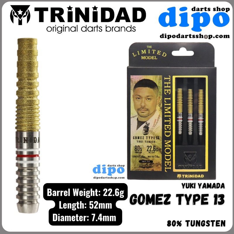 Limited】TRiNiDAD Soft Darts - Gomez Type 13 ( Yuki Yamada model