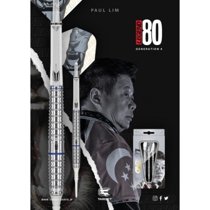 TARGET Soft Darts - THE LEGEND 80 (Paul Lim Entry Model) | Dipo