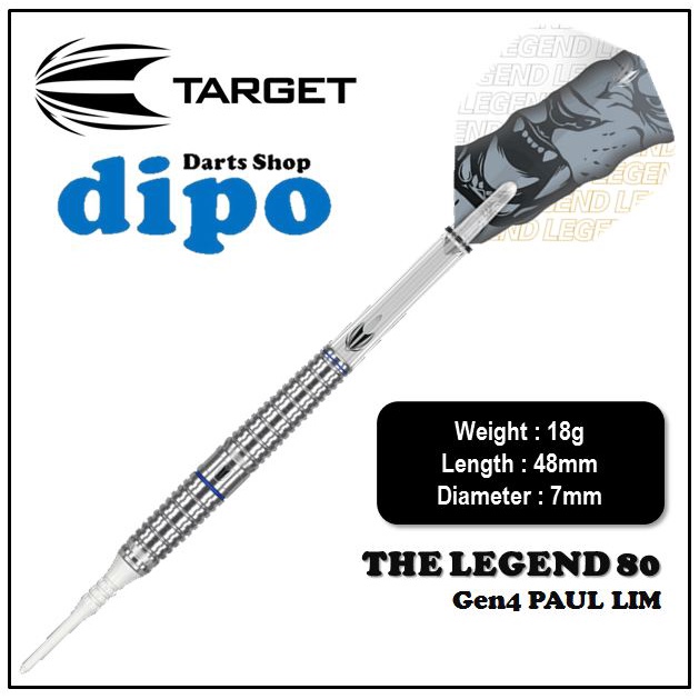 TARGET Soft Darts - THE LEGEND 80 (Paul Lim Entry Model) | Dipo
