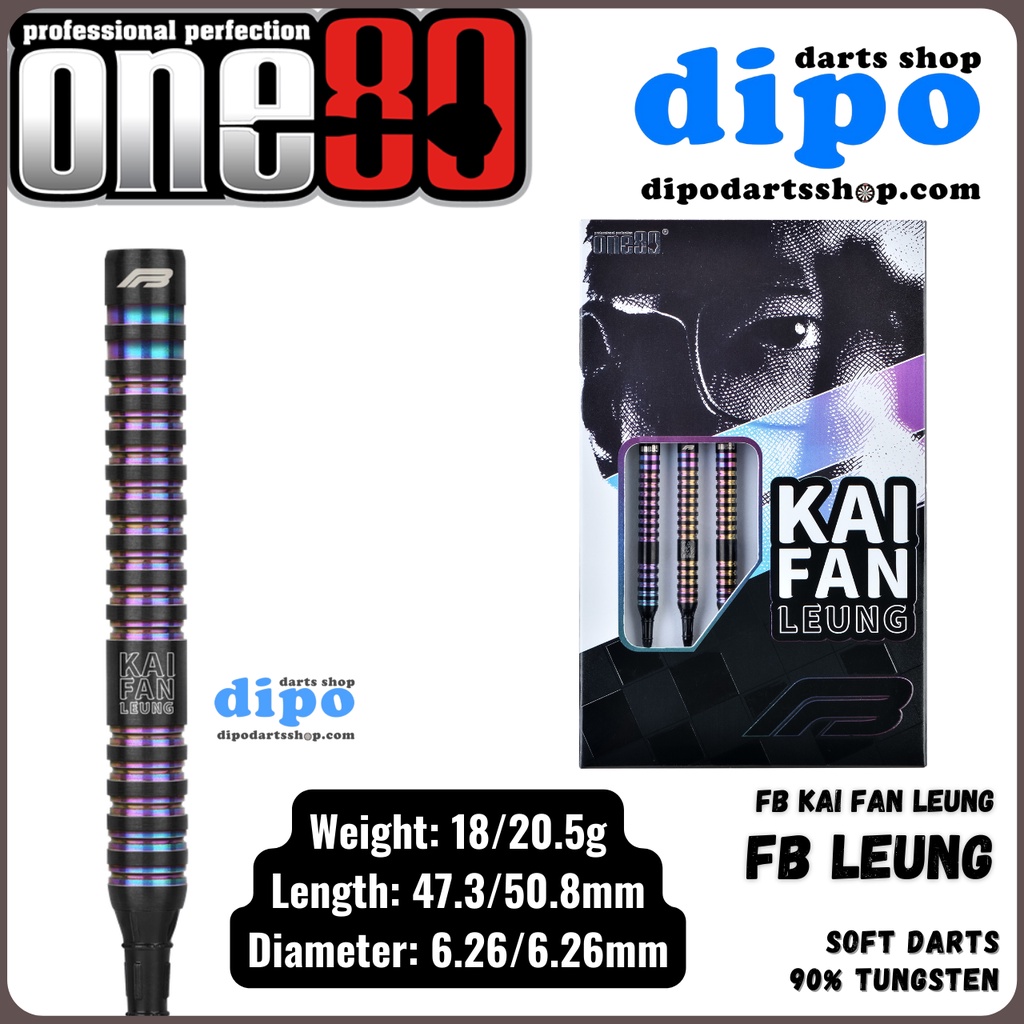 ONE80 Soft Darts - FB Leung 2 ( FB Kai Fan Leung player model