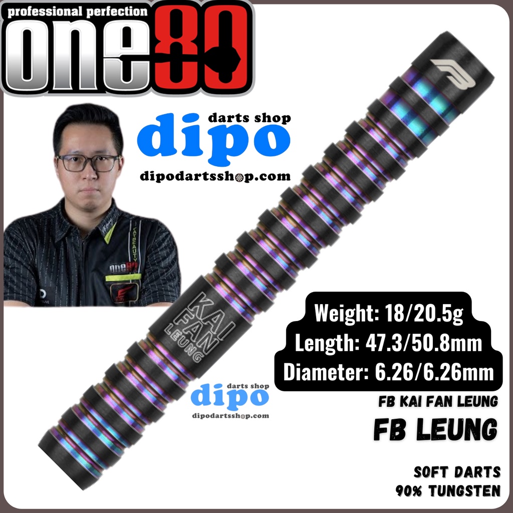 ONE80 Soft Darts - FB Leung 2 ( FB Kai Fan Leung player model