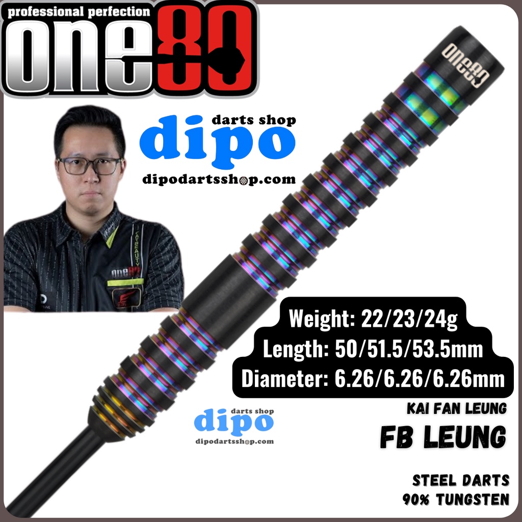 ONE80 Steel Darts - FB Leung 2 ( FB Kai Fan Leung player