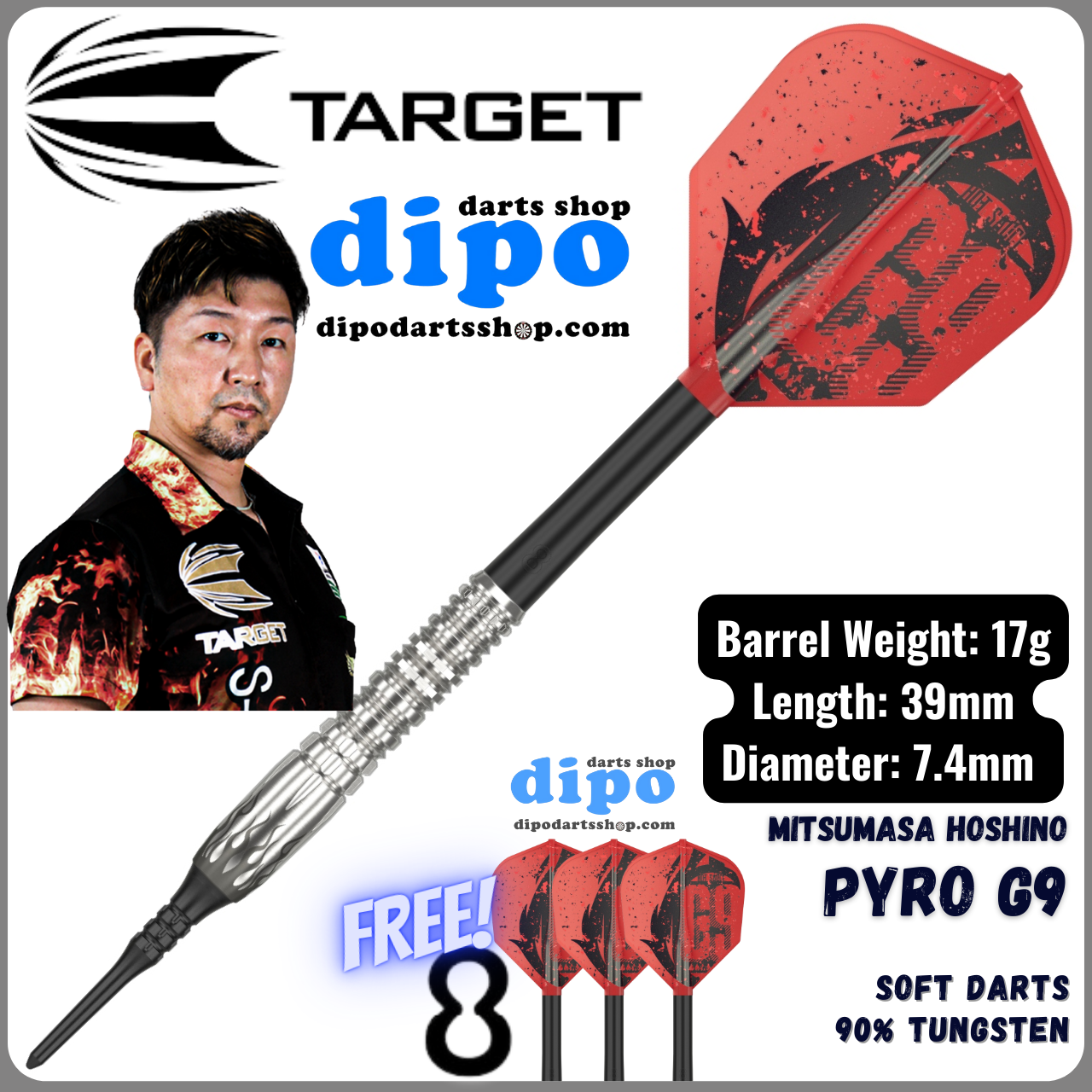 新品‼️TARGET PYRO GENERATION-9 S-DARTS限定