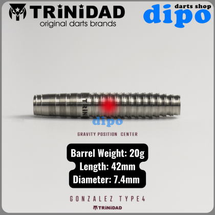 TRiNiDAD GONZALEZ Type4 ( Teppei Nishi model ) - Soft Darts | Dipo