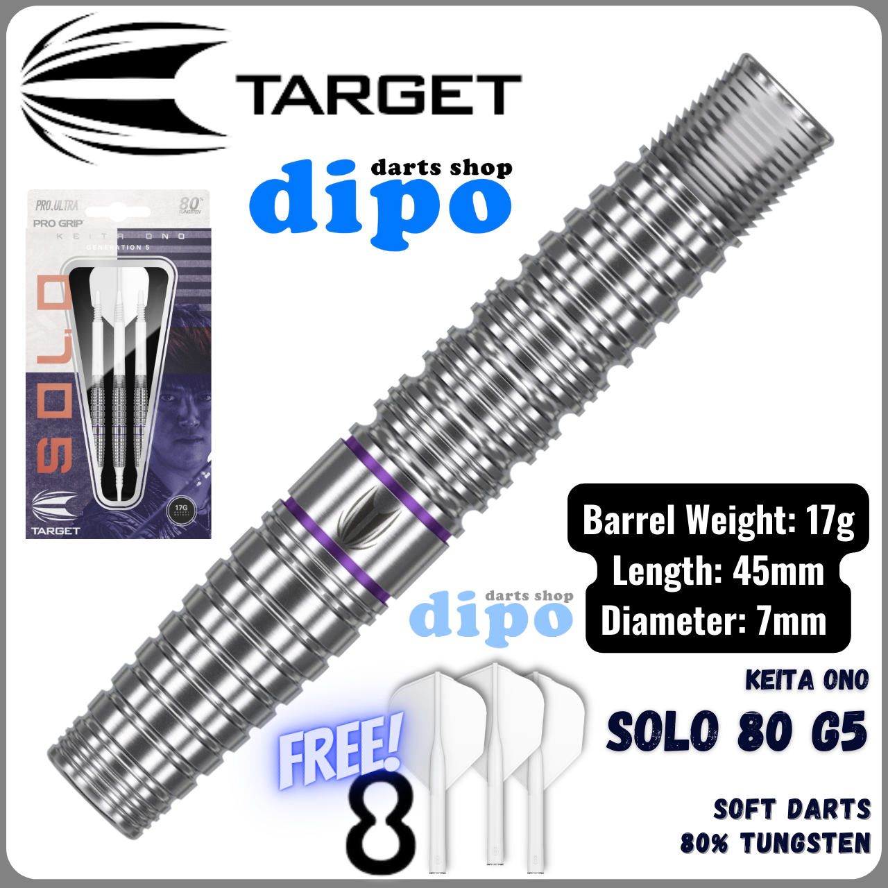 TARGET SOLO 80 G5 (Keita Ono 80% Tungsten Entry Model) - Soft