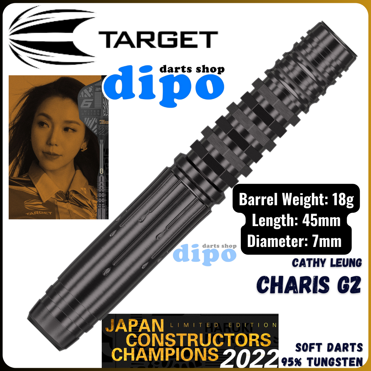 TARGET】CHARIS G2 Cathy Leung Model 2BA 210219 | Darts