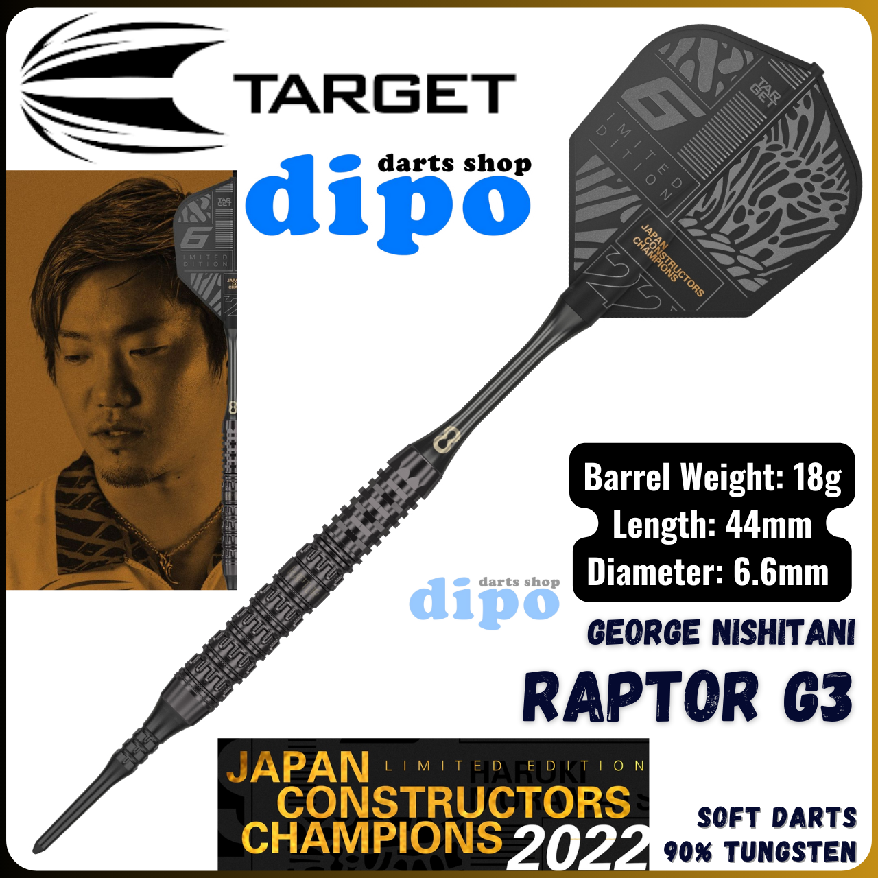 Limited】TARGET RAPTOR Gen 3 (George Nishitani Model) JAPAN