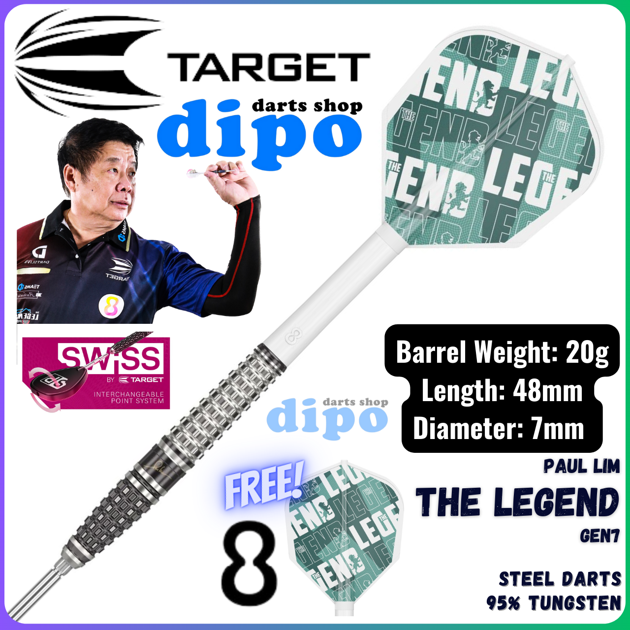 TARGET The Legend Gen 7 (Paul Lim Model) - TARGET Swiss Steel