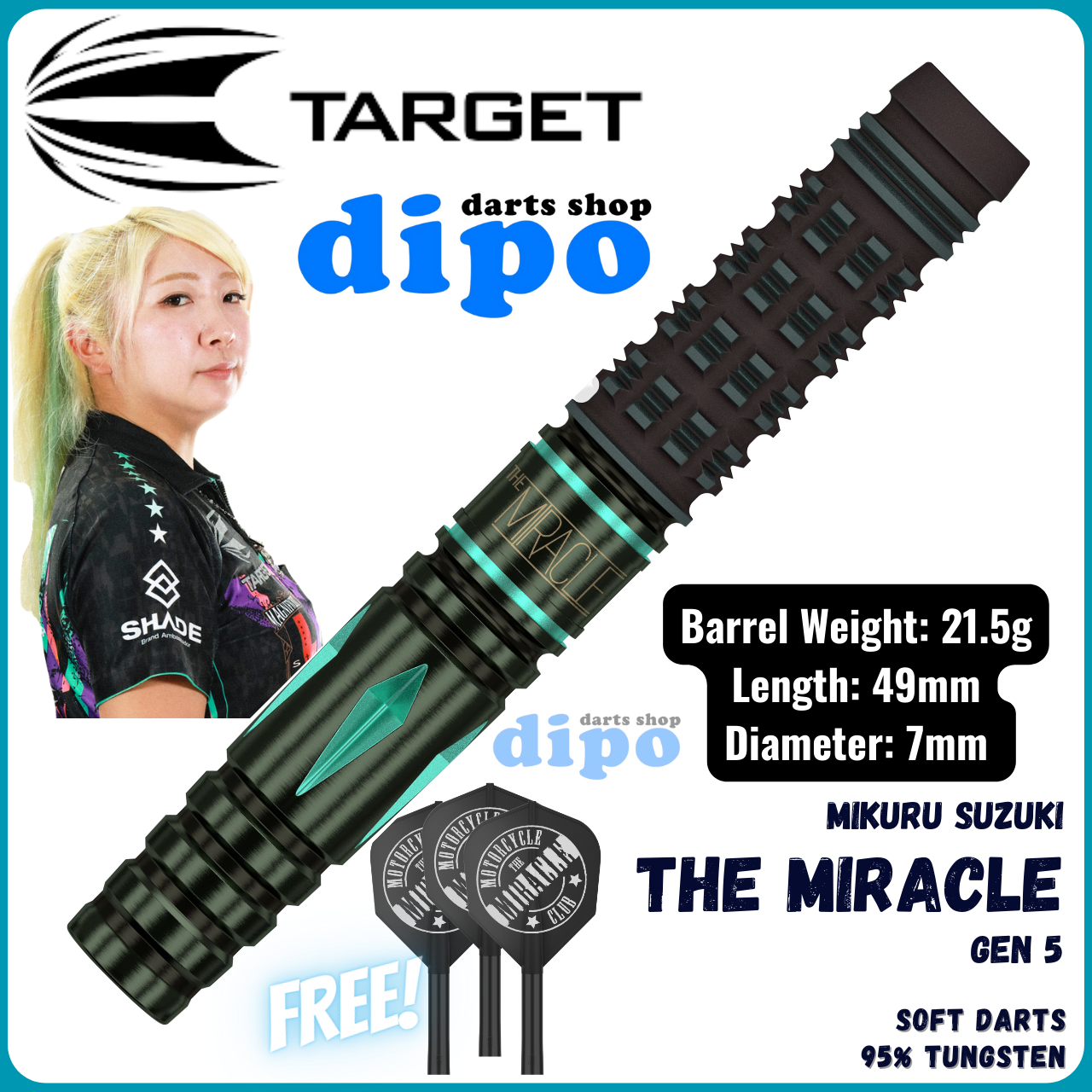 ダーツ TARGET THE MIRACLE GEN2 LimitedEdition ダーツ TARGET THE MIRACLE GEN2 LimitedEdition TARGET THE MIRACLE