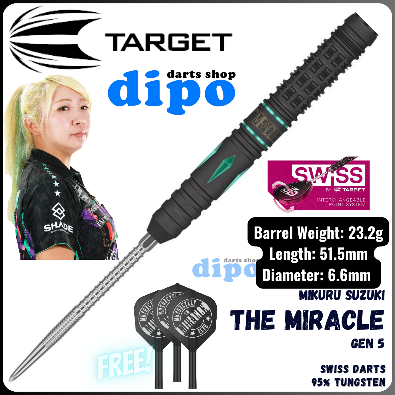 TARGET THE MIRACLE Gen 5 (Mikuru Suzuki Model) - TARGET Swiss