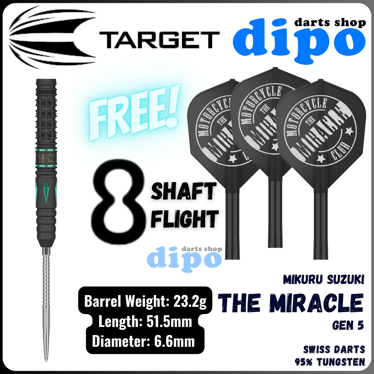 TARGET THE MIRACLE Gen 5 (Mikuru Suzuki Model) - TARGET Swiss