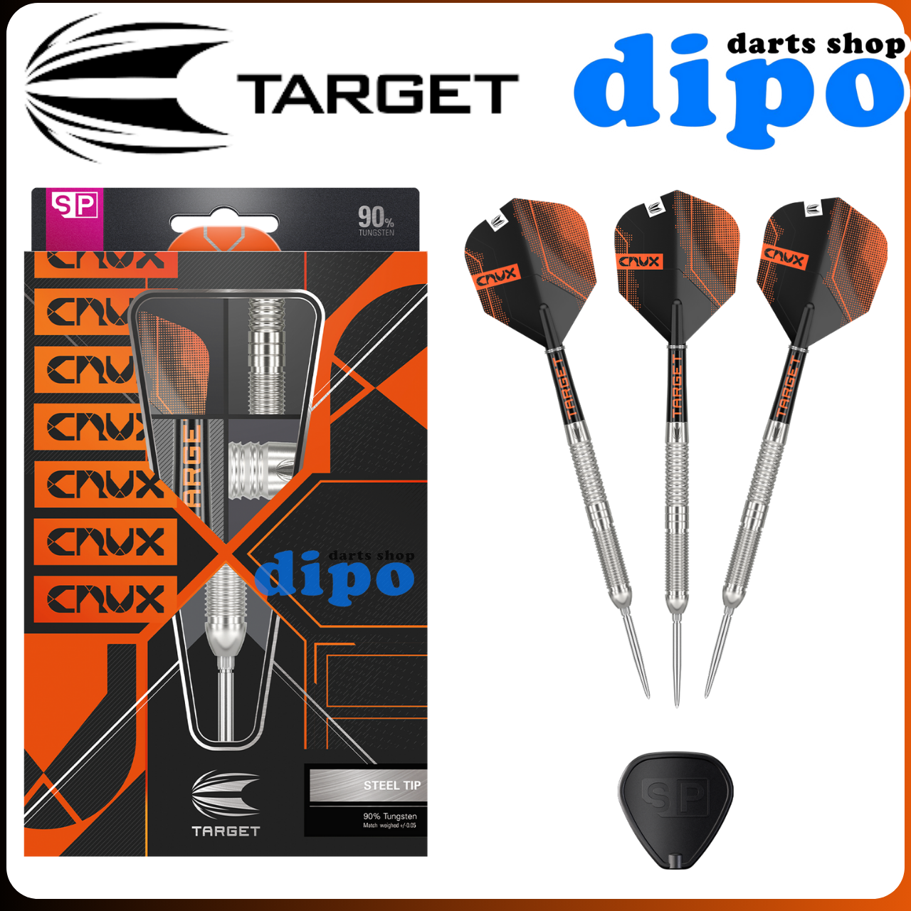 TARGET CRUX 01 SP (90% Tungsten) - TARGET Swiss Steel Darts | Dipo