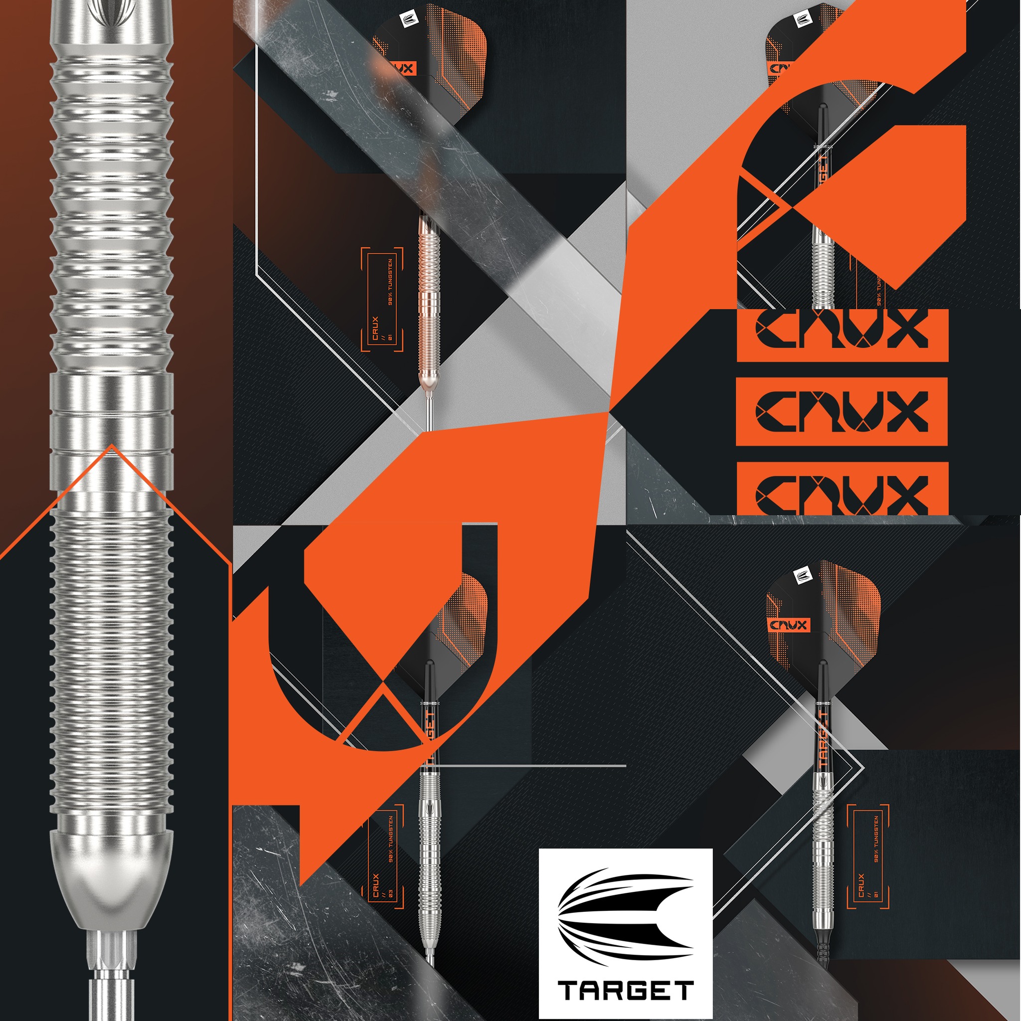 TARGET CRUX 01 SP (90% Tungsten) - TARGET Swiss Steel Darts | Dipo