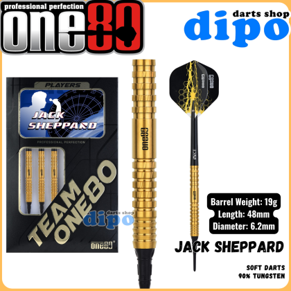 ONE80 JACK SHEPPARD - ONE80 Soft Darts | Dipo Darts Shop