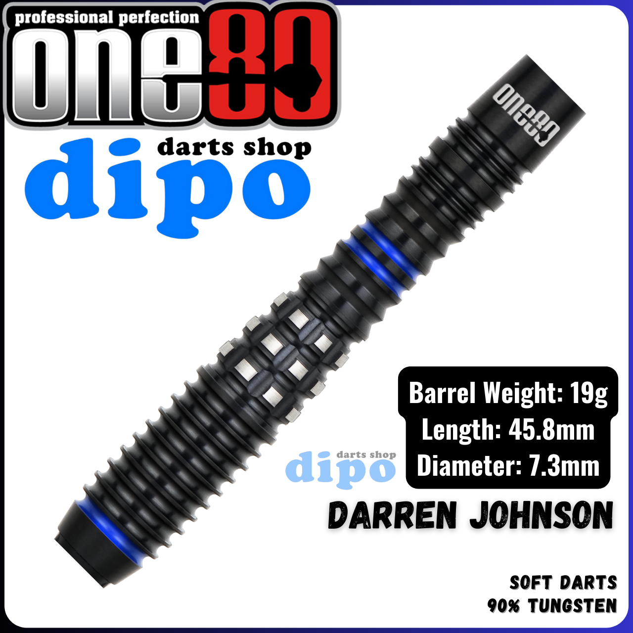 ONE80 DJ ( Darren Johnson model) - ONE80 Soft Darts | Dipo