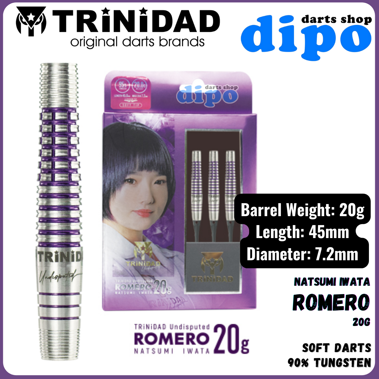 TRiNiDAD Undisputed ROMERO 20g ( Natsumi Iwata model ) - TRiNiDAD