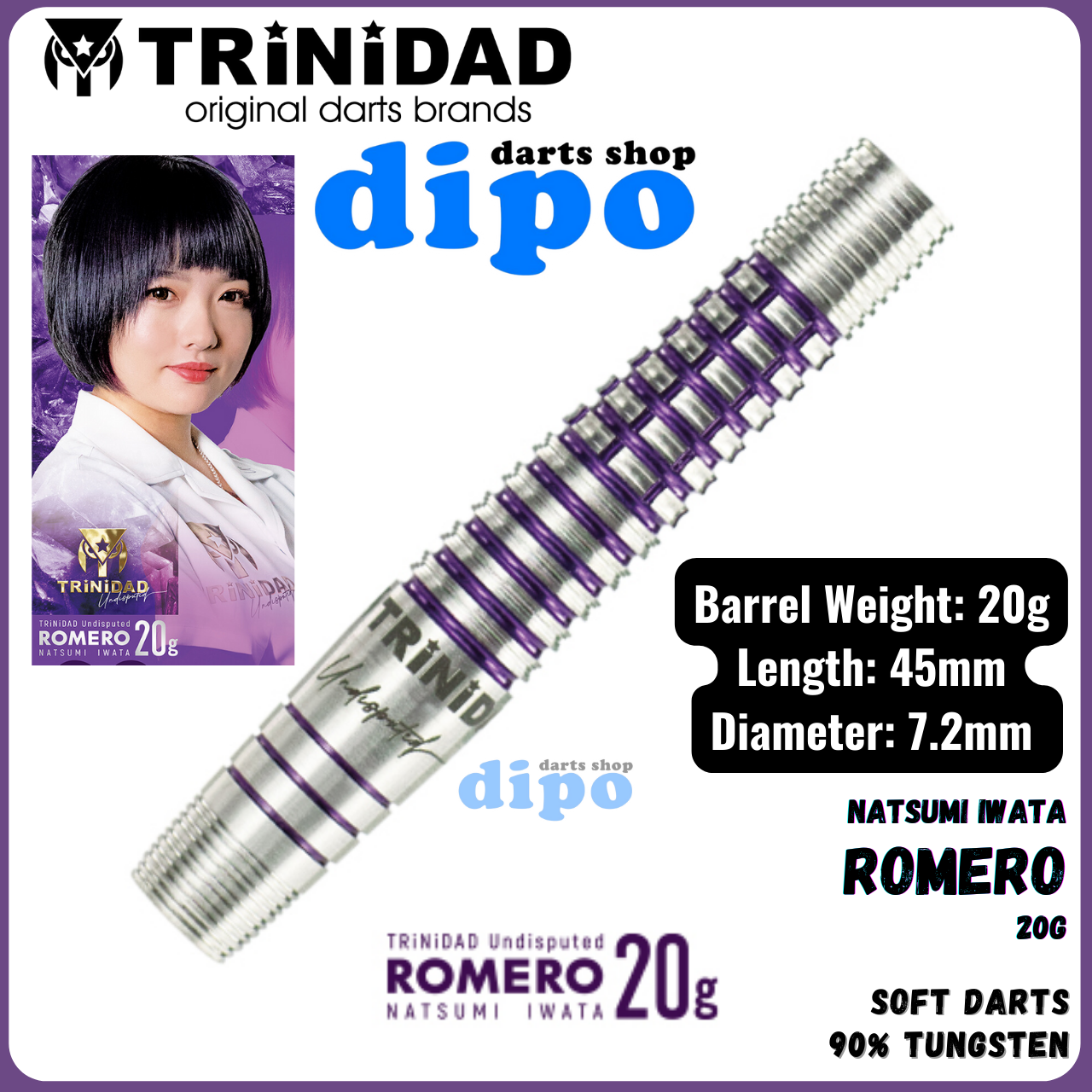 ダーツ TRINIDAD ROMERO Type 2 Trinidad Undisputed Romero Type 2 darts : r/Darts