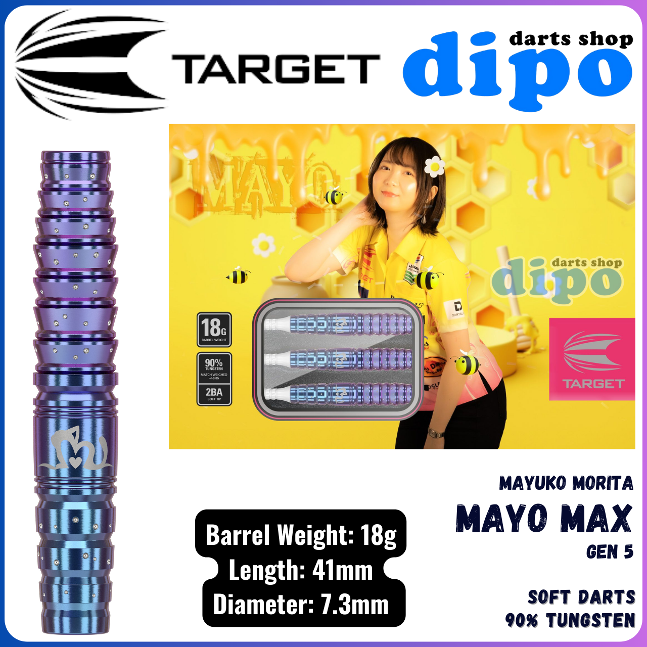 TARGET MAYO Gen 5 MAX 18g (Mayuko Morita model) - TARGET Soft