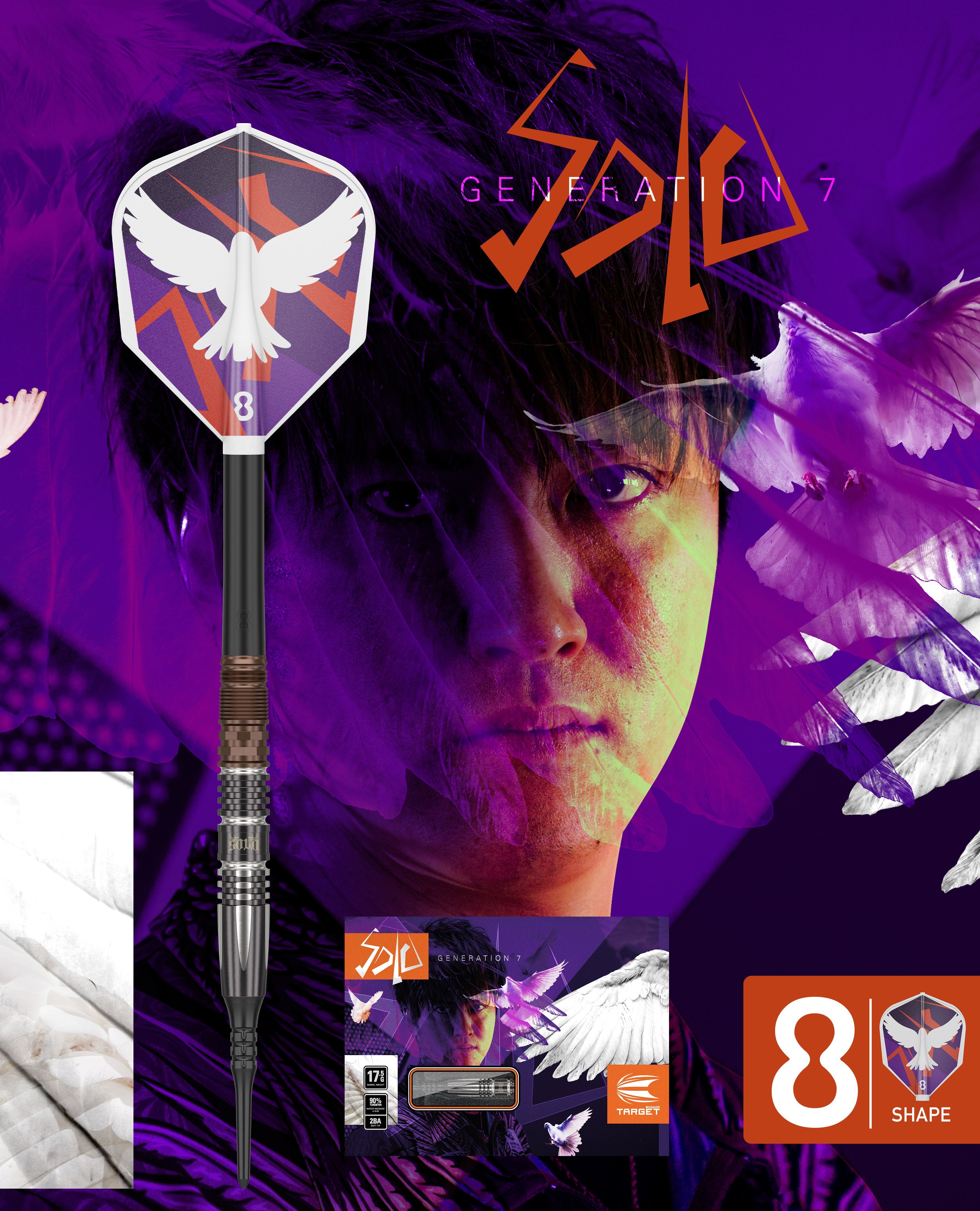 Target - 【Target】SOLO Generation 4 KEITA ONO Target Keita Ono Solo 80% Gen 4 19g Soft Tip