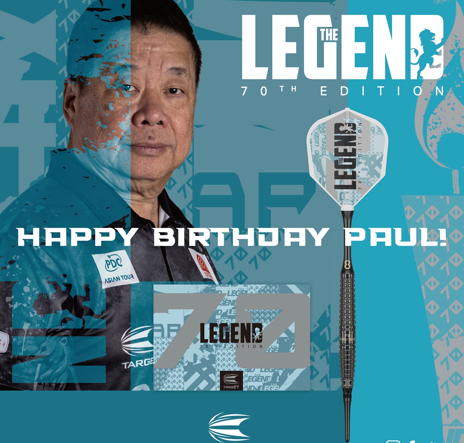 Limited】 TARGET The Legend 70 (Paul Lim Model) - TARGET Soft