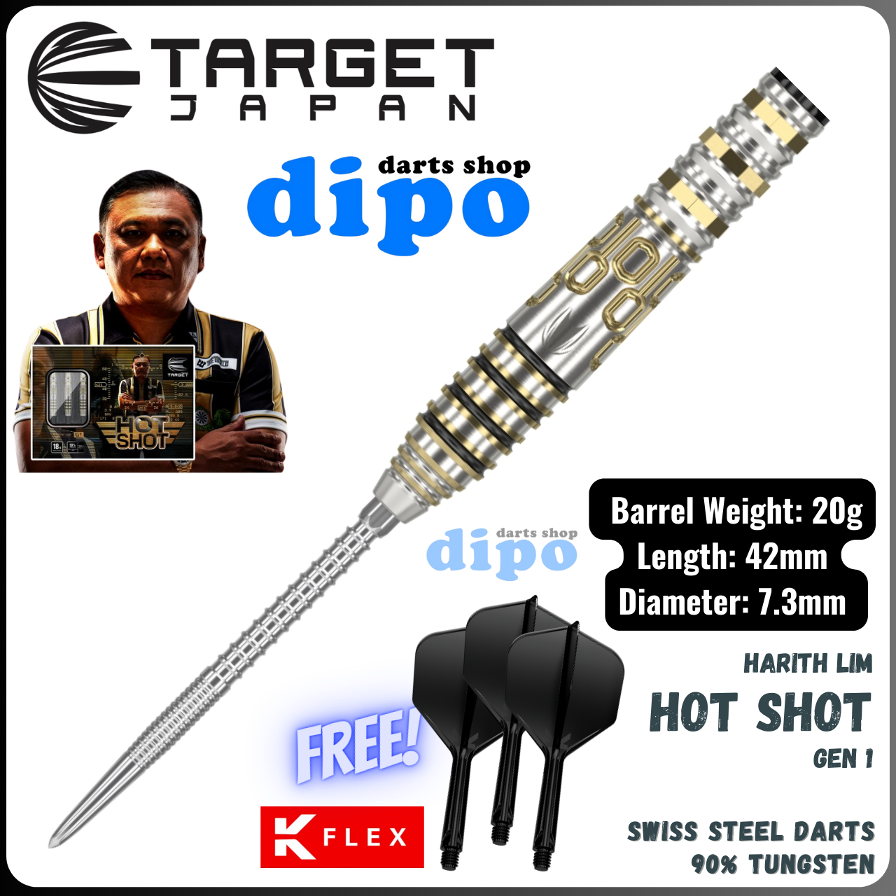 新品TARGET HOT SHOT Harith Lim Gen 1 2BA TARGET HOT SHOT Gen2