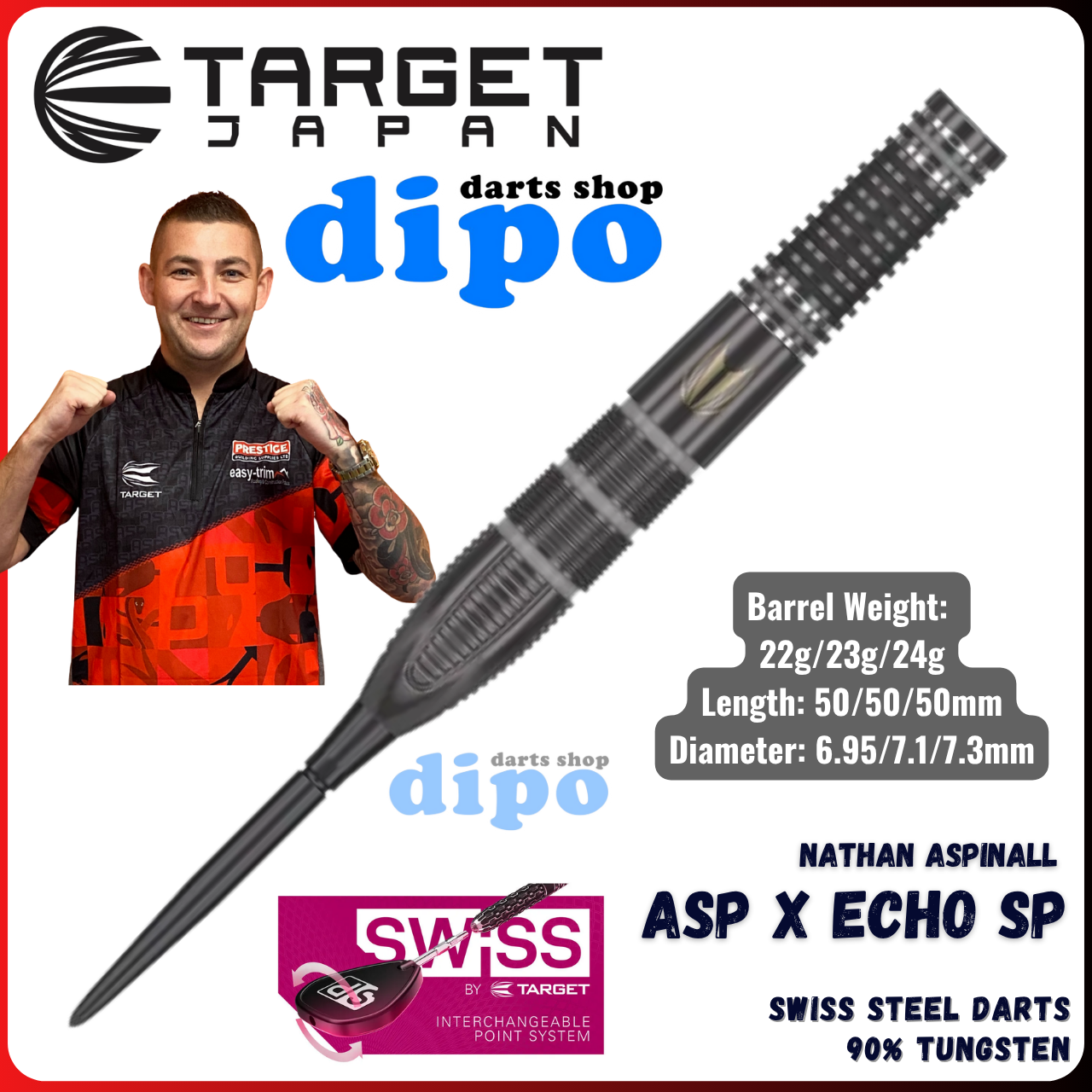 TARGET ASP X ECHO (NATHAN ASPINALL Model) - TARGET Swiss Steel