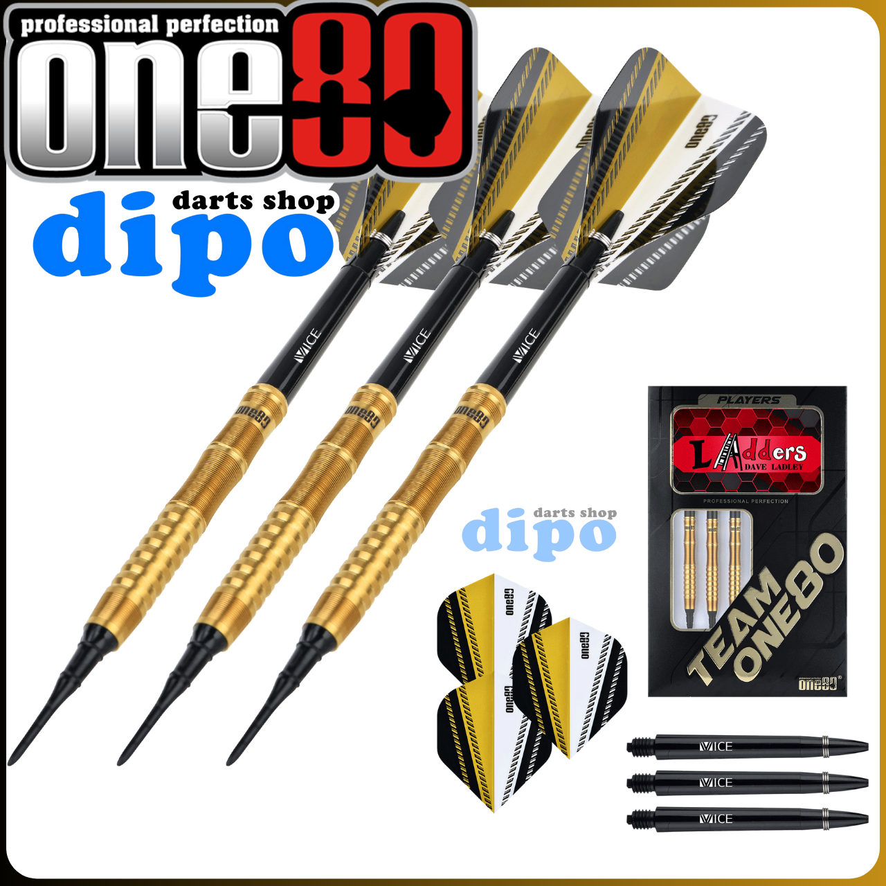 ONE80 DAVE LADLEY - ONE80 SOFT Darts | Dipo Darts Shop