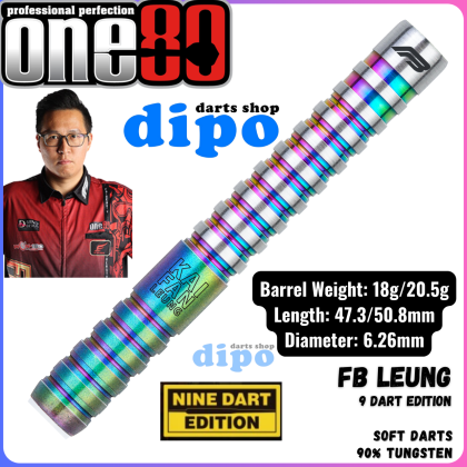 ダーツ One80 FB Leung ver.2 NINE DARTS EDITION one80】FB LEUNG Model ver.2 2BA 18g NINE DARTS EDITION